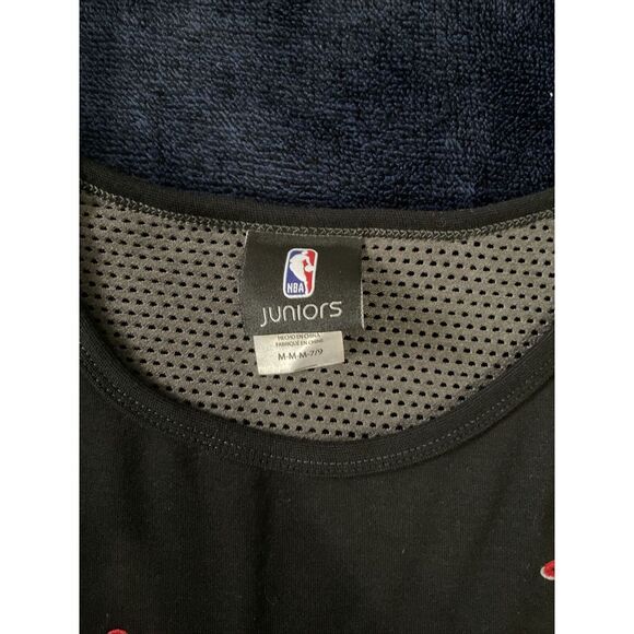 Women Juniors Houston Rockets Long Sleeve Shirt Mesh Back Medium 7/9 - Picture 2 of 6